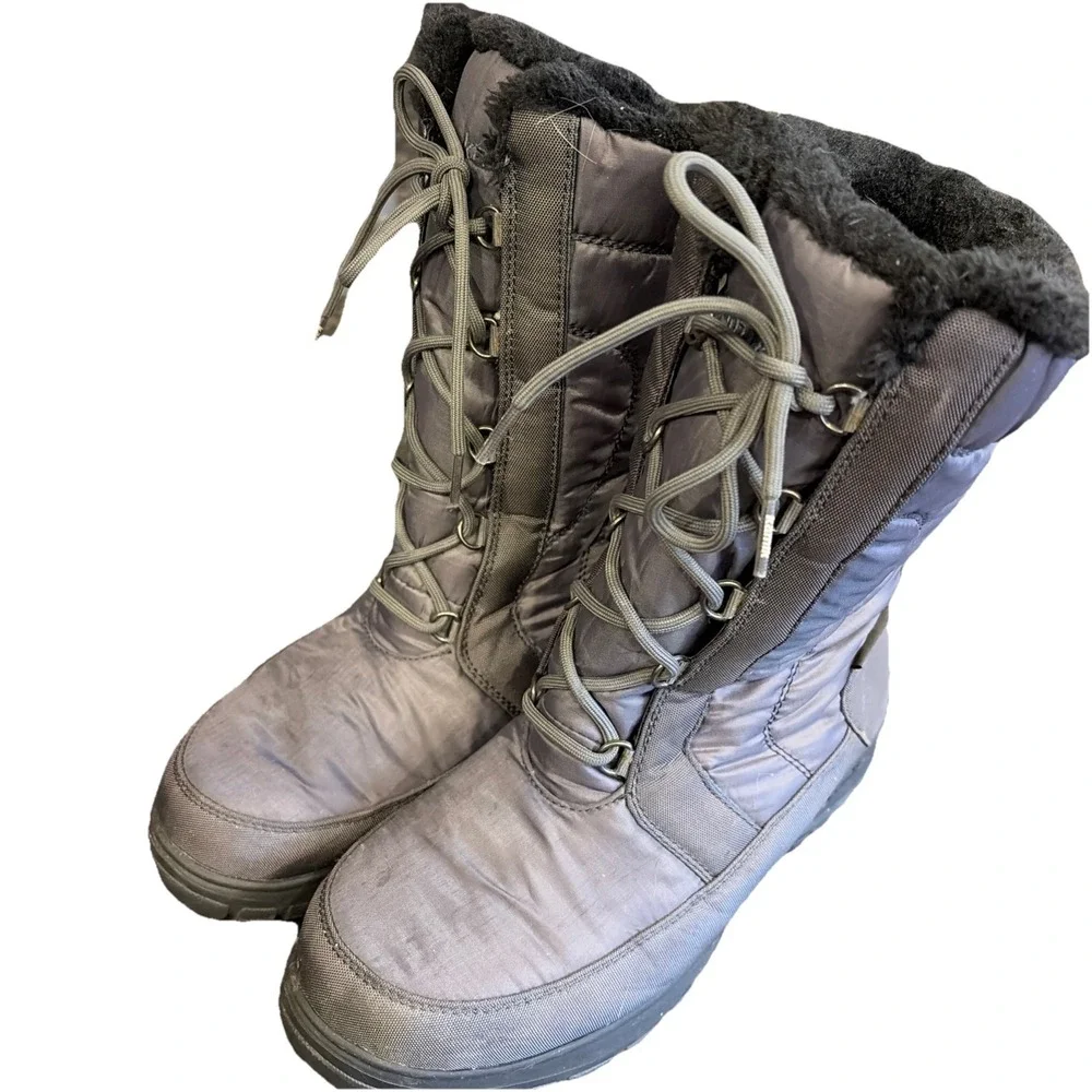 Kamik Vienna 2 Size 9 waterproof Women's Winter Boots charcoal gray US 9 Snow